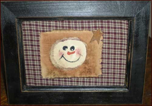 Snowman Picture - Snowman, Fabric
