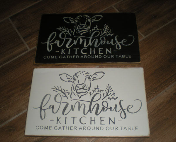 Handmade Farmhouse Kitchen Sign - Sign, Come