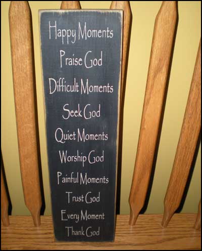 Happy Moments Sign - Moment, Wood