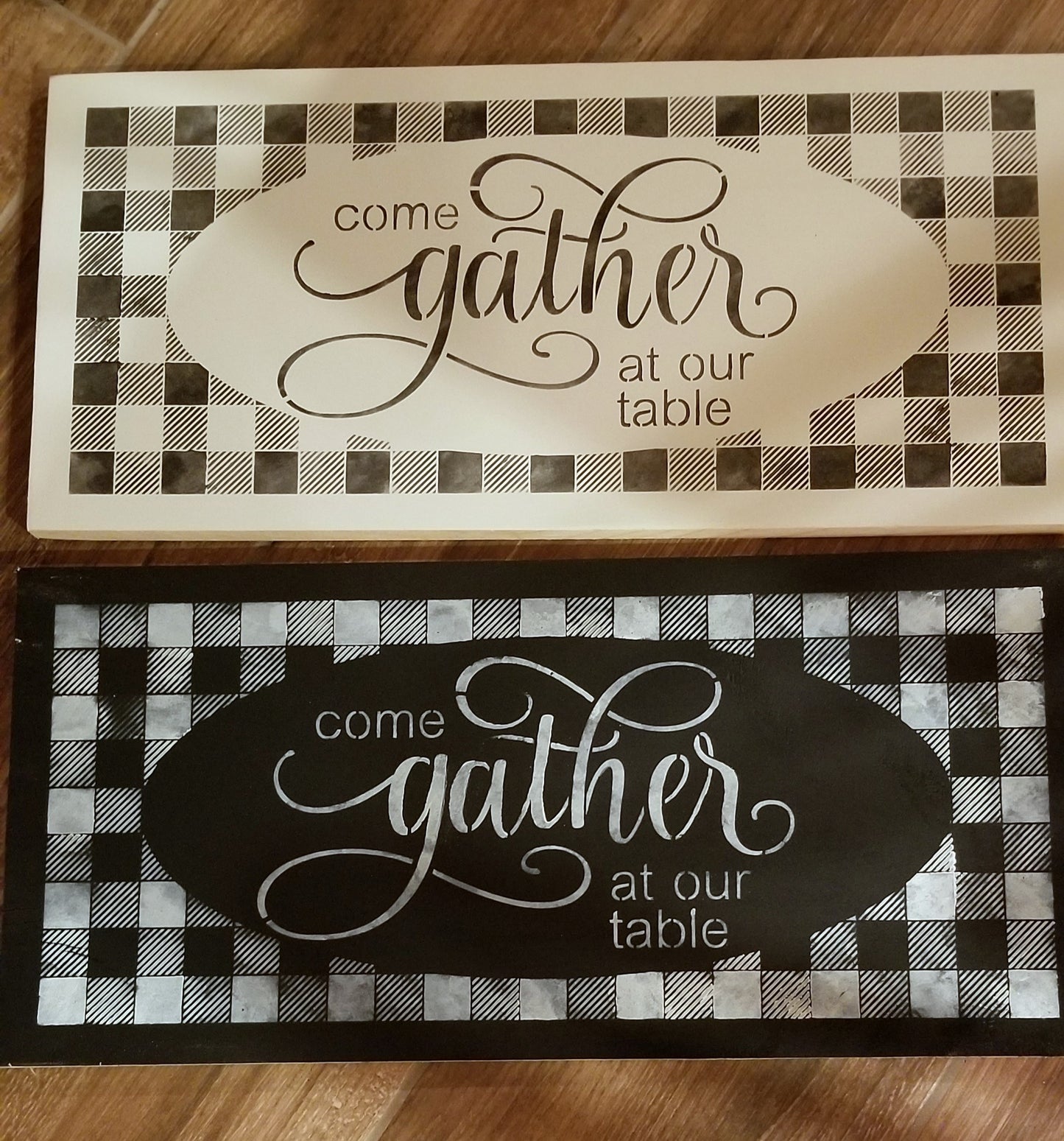 Come Gather at our Table Sign - Table, Come