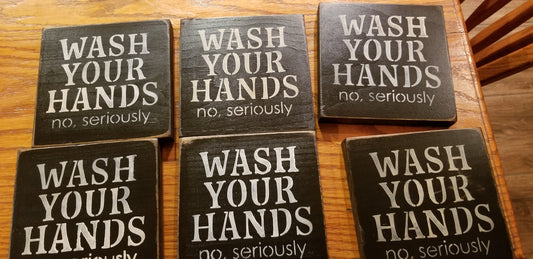 Wash your Hands Sign - Wash, Hand