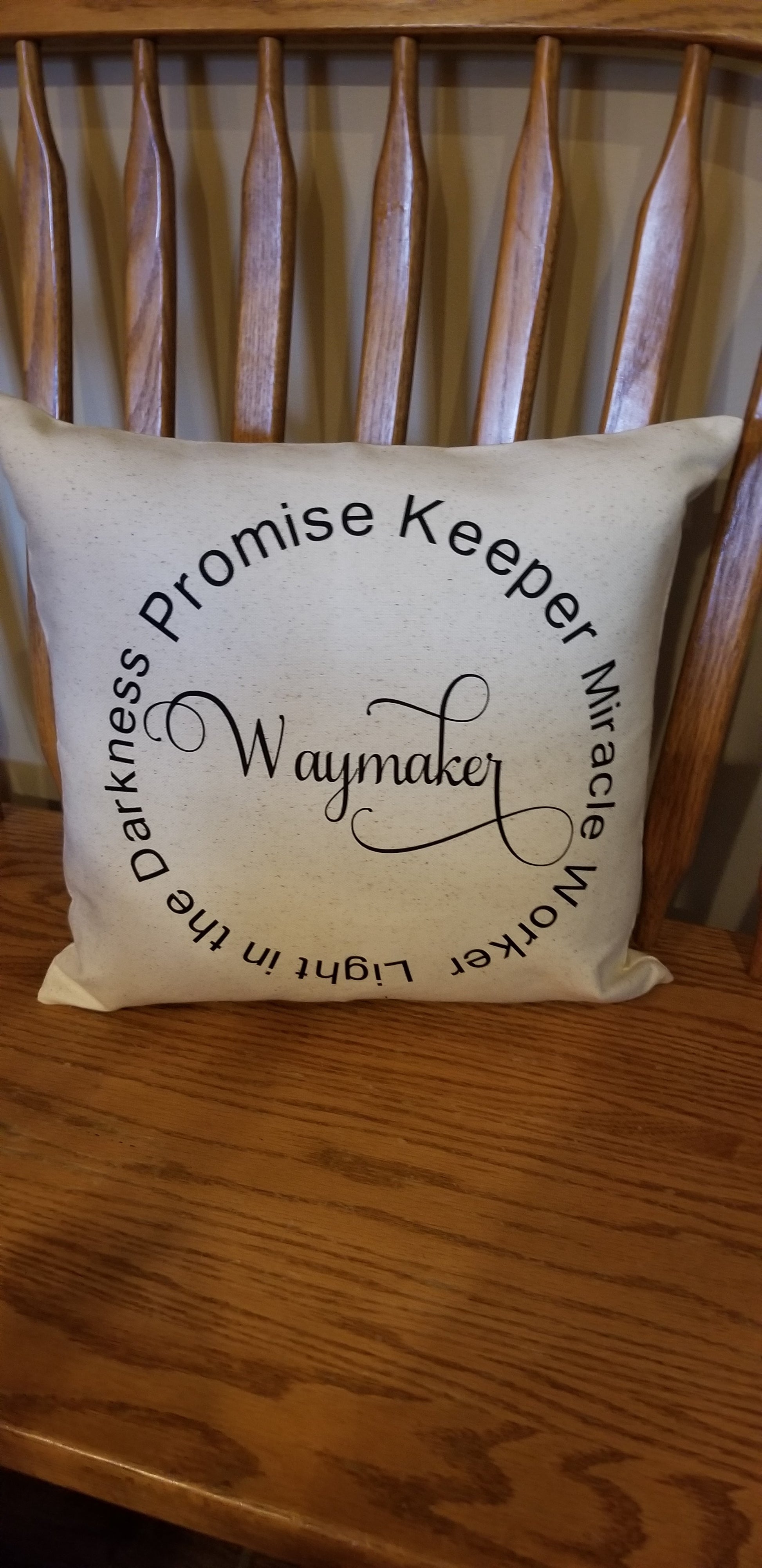Waymaker Pillow - Pillow, Canvas