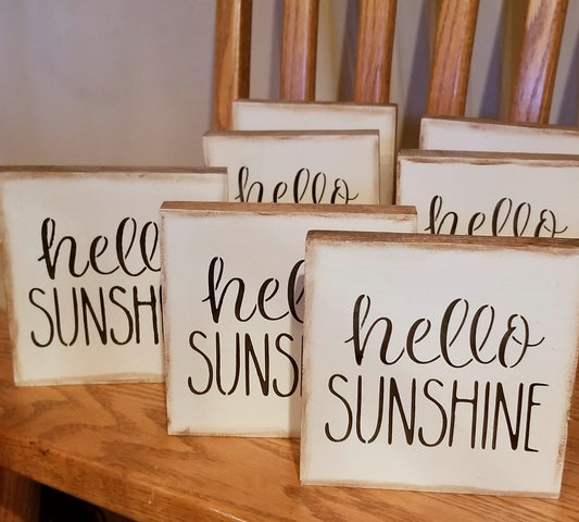 Hello Sunshine | Handmade - Handmade, White