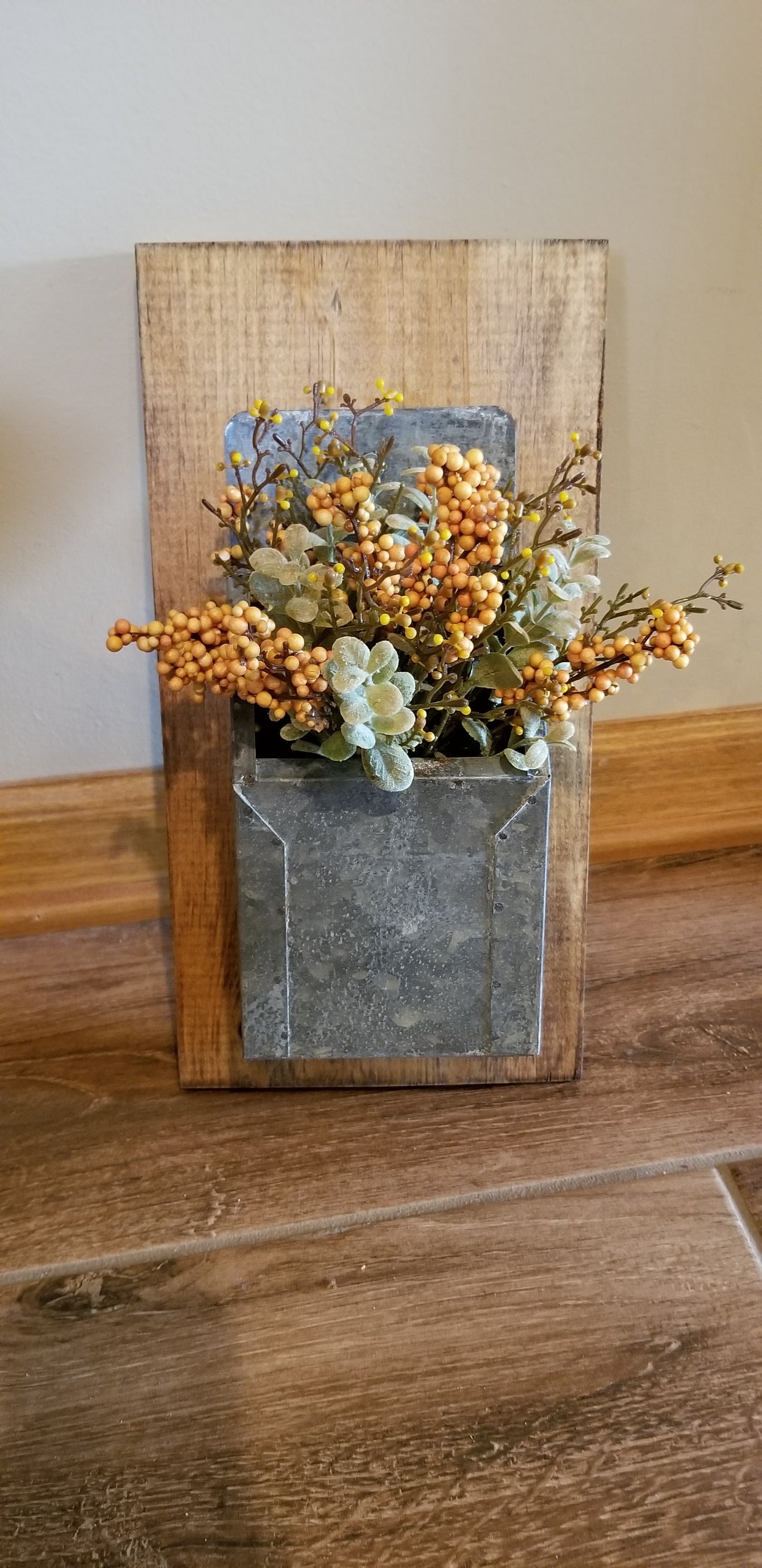 Metal Flower Box Board - Flower, Box