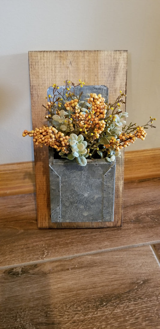 Metal Flower Box Board - Flower, Box