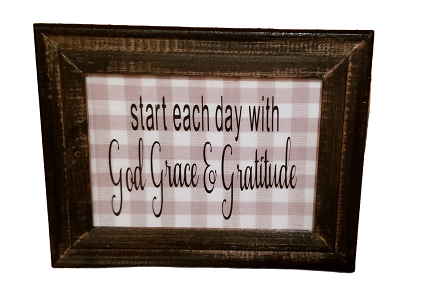 God Grace & Gratitude Picture | Paint - Paint, Frame