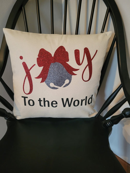 Joy to the World Pillow - Pillow, Canvas