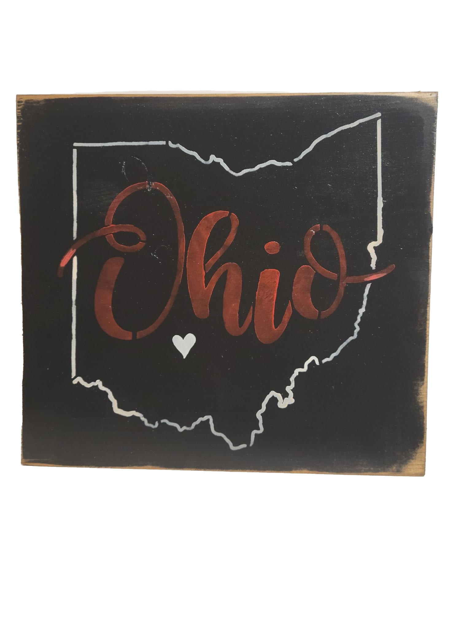 Rustic Wood Ohio Sign - Wood, Sign