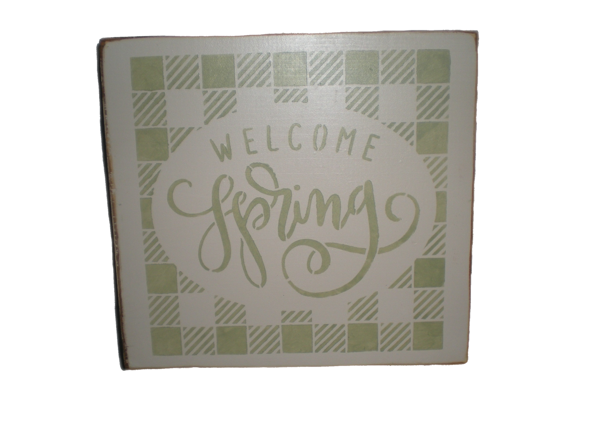 Welcome Spring Sign - Sign, Sage