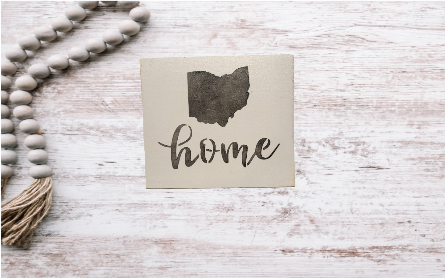 Ohio Home Mini Sign - Home, Little