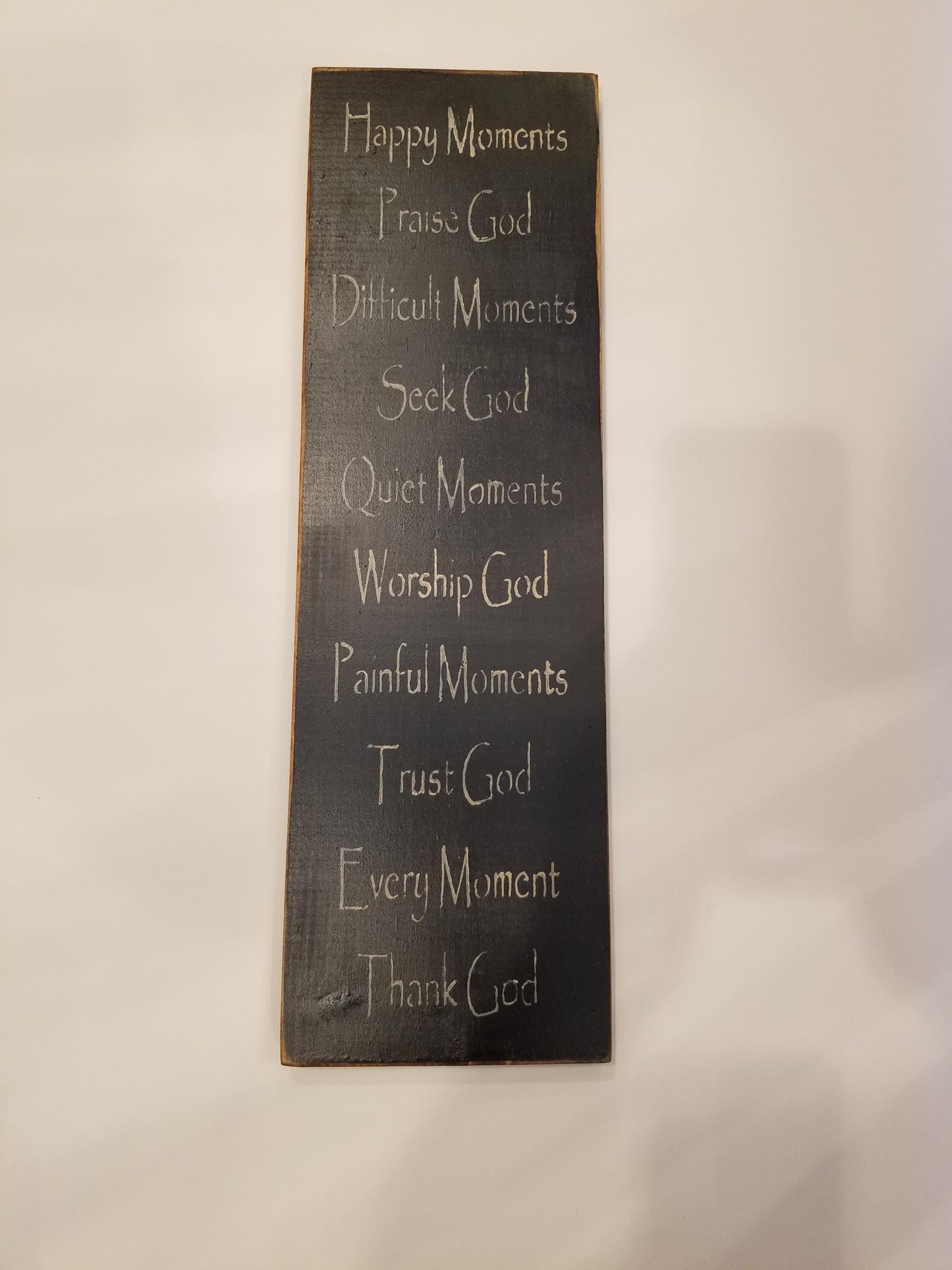 Happy Moments Sign - Moment, Wood