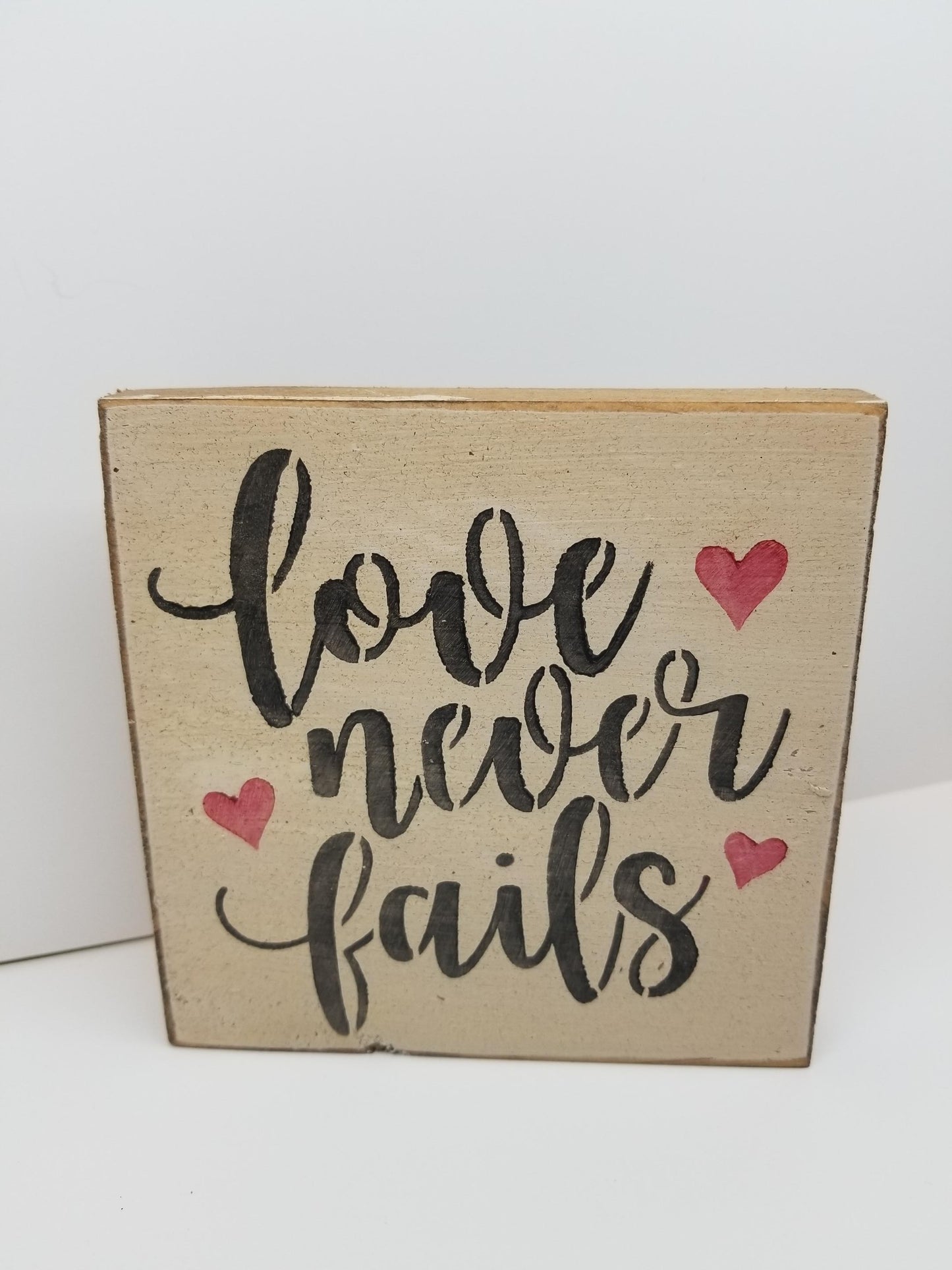 Love Never Fails Sign | Small - Small, Sign