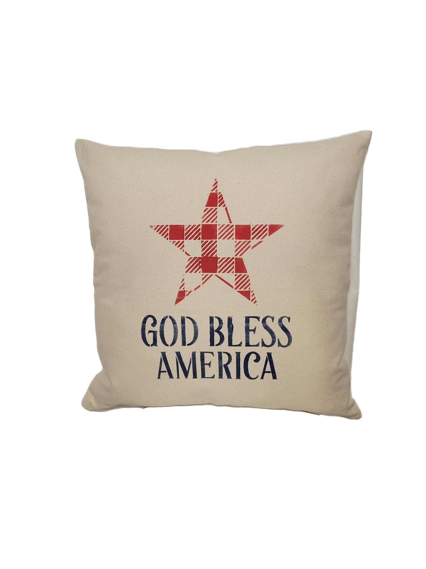 God Bless America Pillow - Pillow, Star