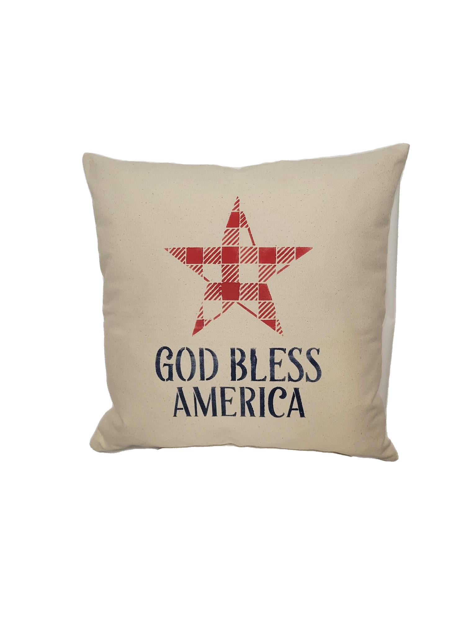 God Bless America Pillow - Pillow, Star