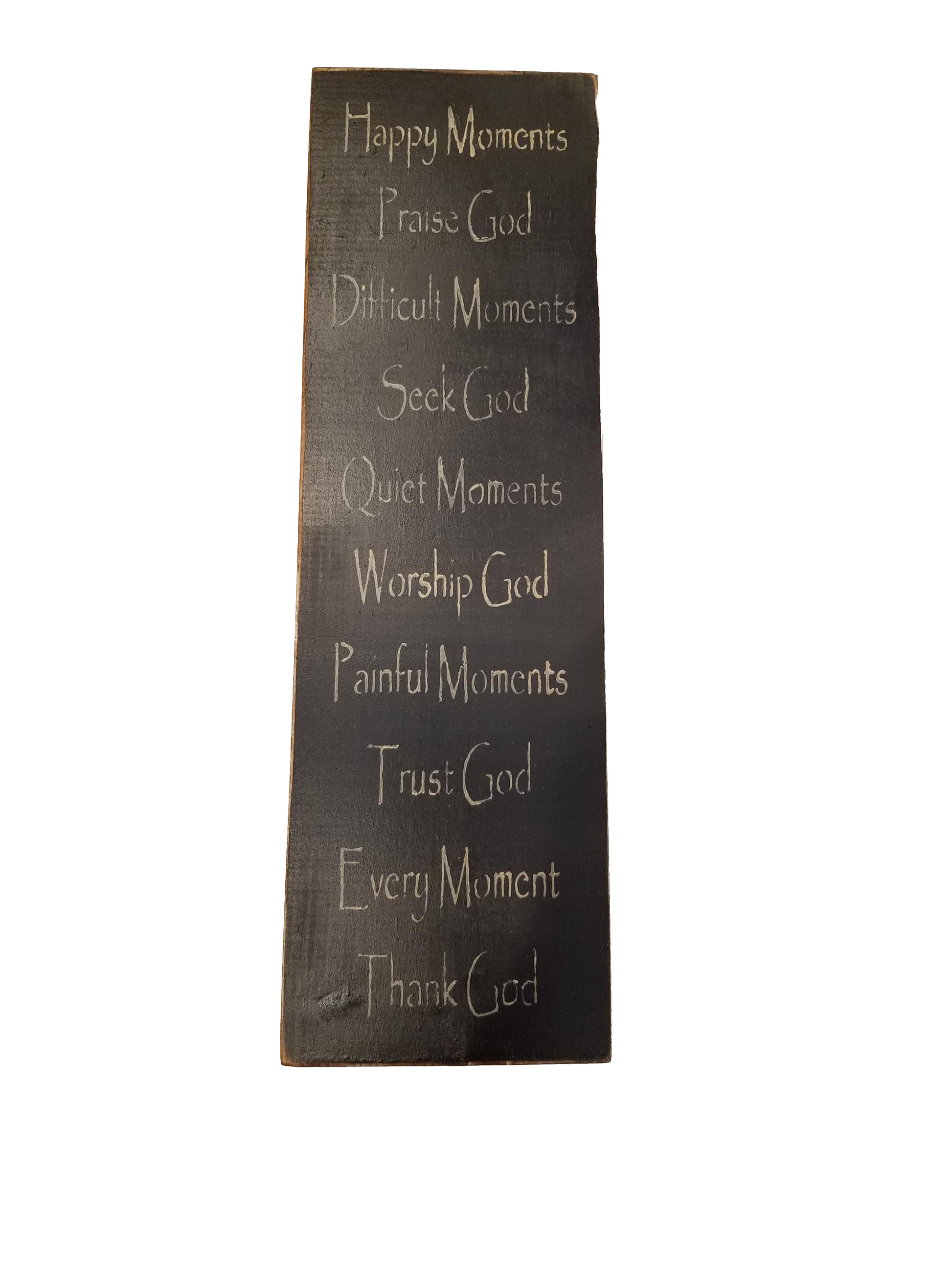 Happy Moments Sign - Moment, Wood