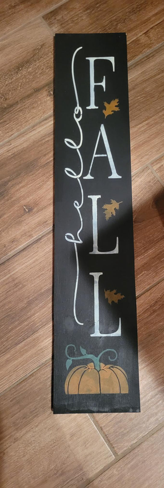 Hello Fall Vertical Sign - Sign, Handmade