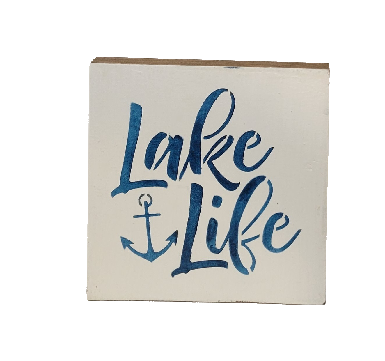 Lake Life mini sign - Lake, Handmade