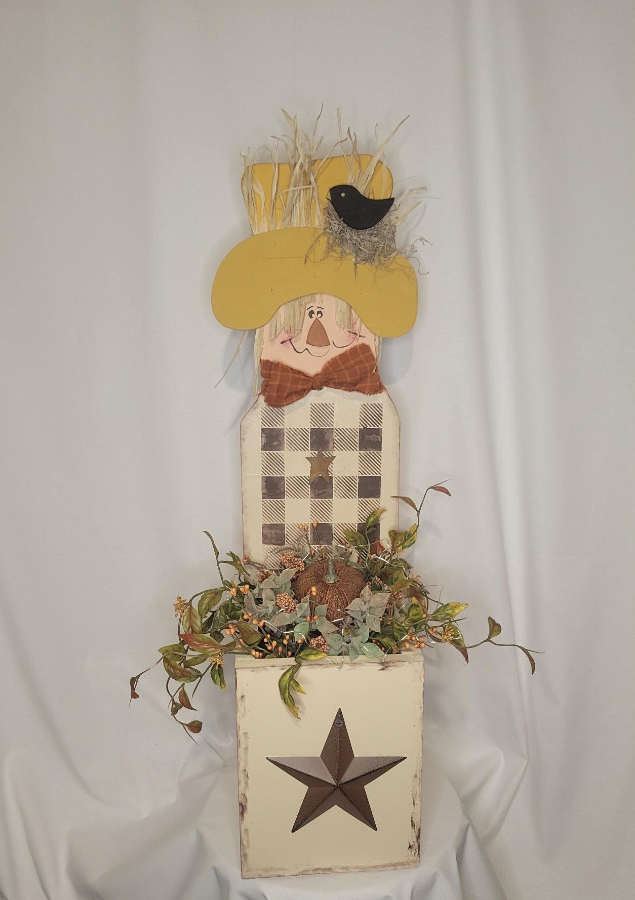 Scarecrow Lighted Box - Box, Orange
