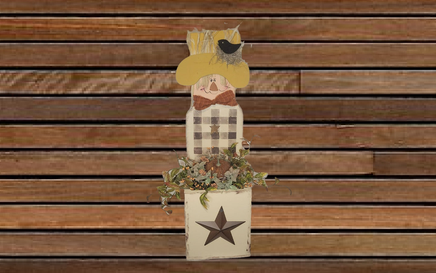 Scarecrow Lighted Box - Box, Orange