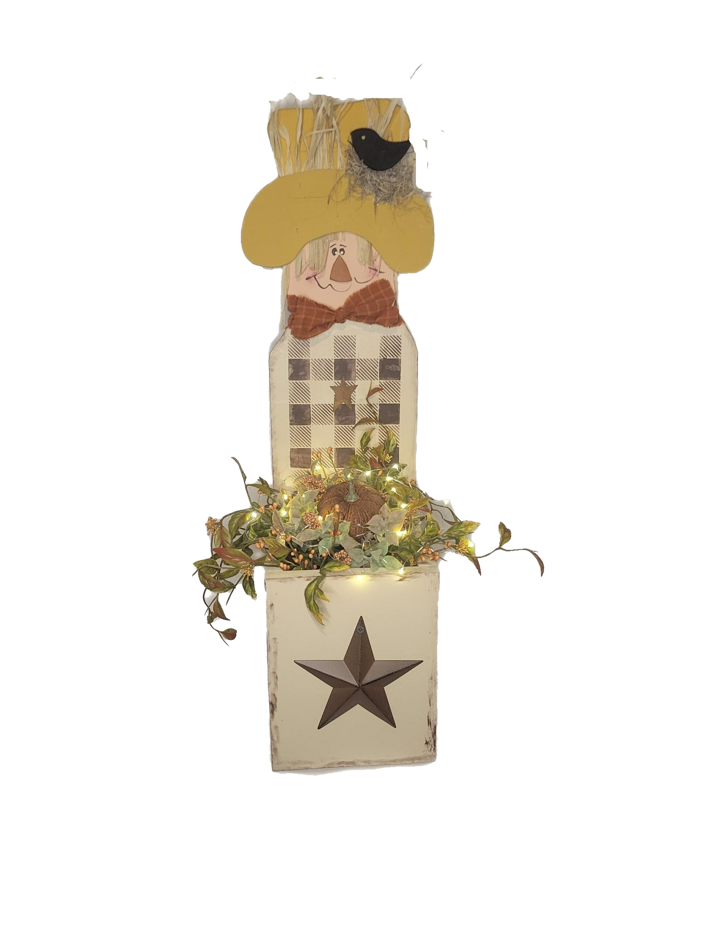 Scarecrow Lighted Box - Box, Orange