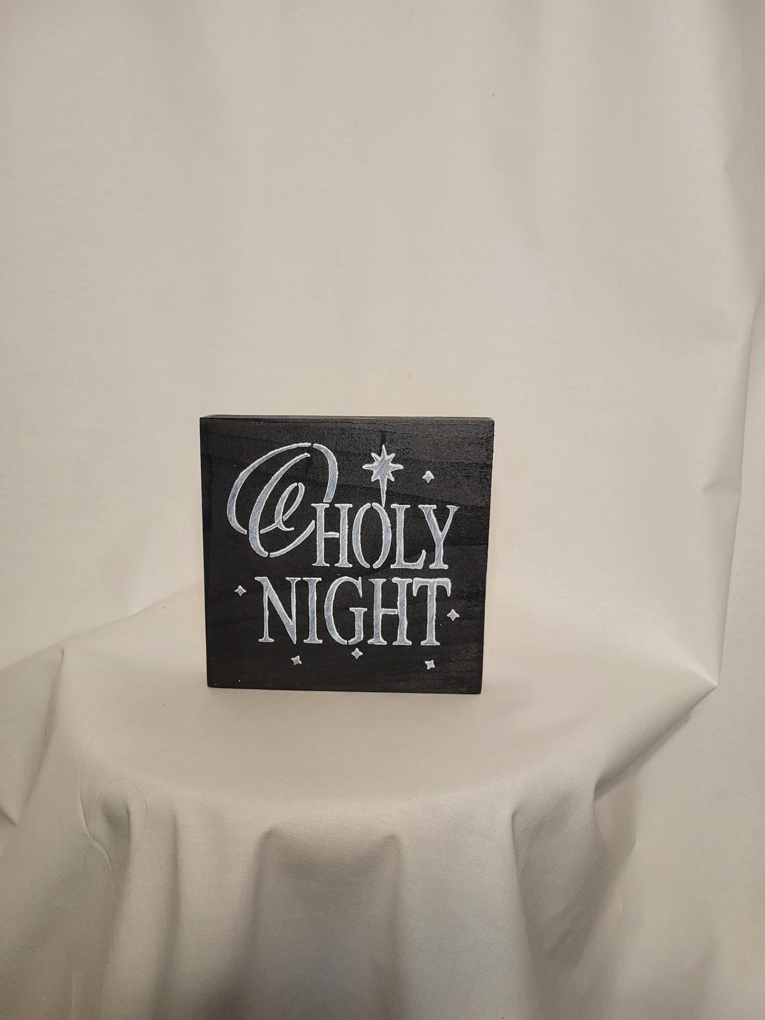 O Holy Night Mini Sign | Handmade - Handmade, Mini
