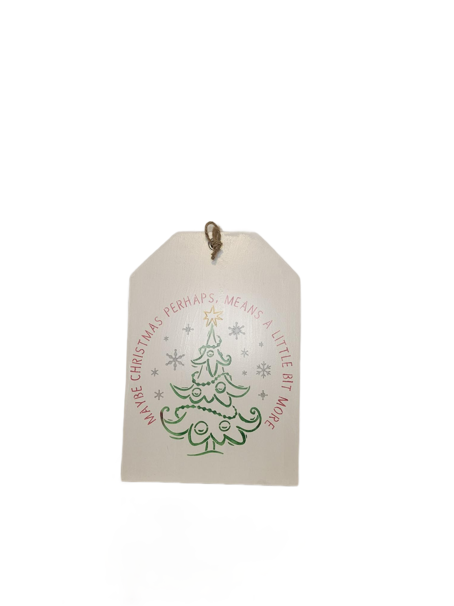 May this Christmas mean a little more tag sign - Sign, Tag