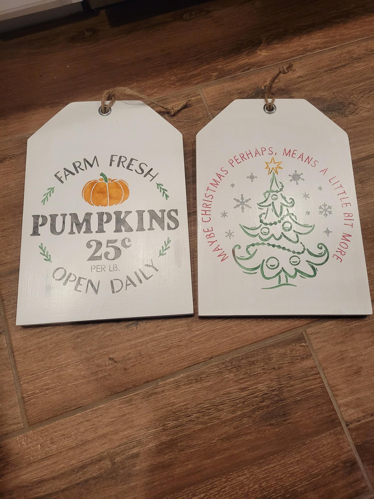 May this Christmas mean a little more tag sign - Sign, Tag
