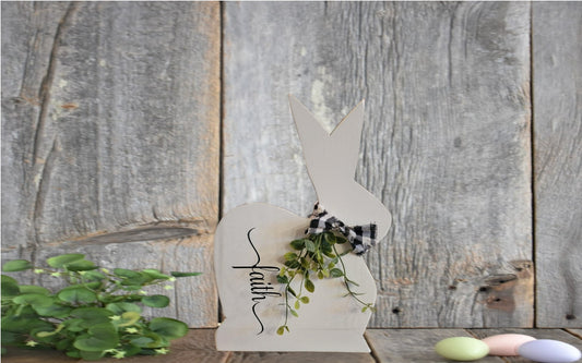 faith Rabbit | Paint - Paint, Wood