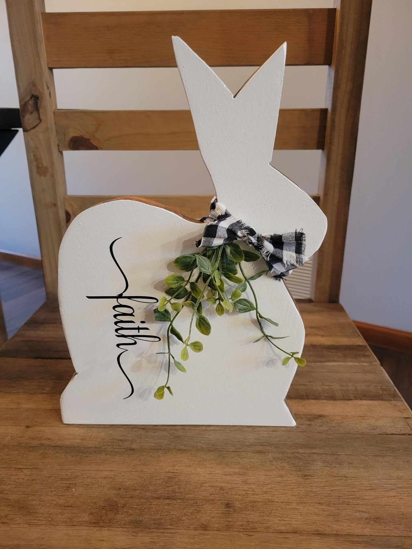 faith Rabbit | Paint - Paint, Wood