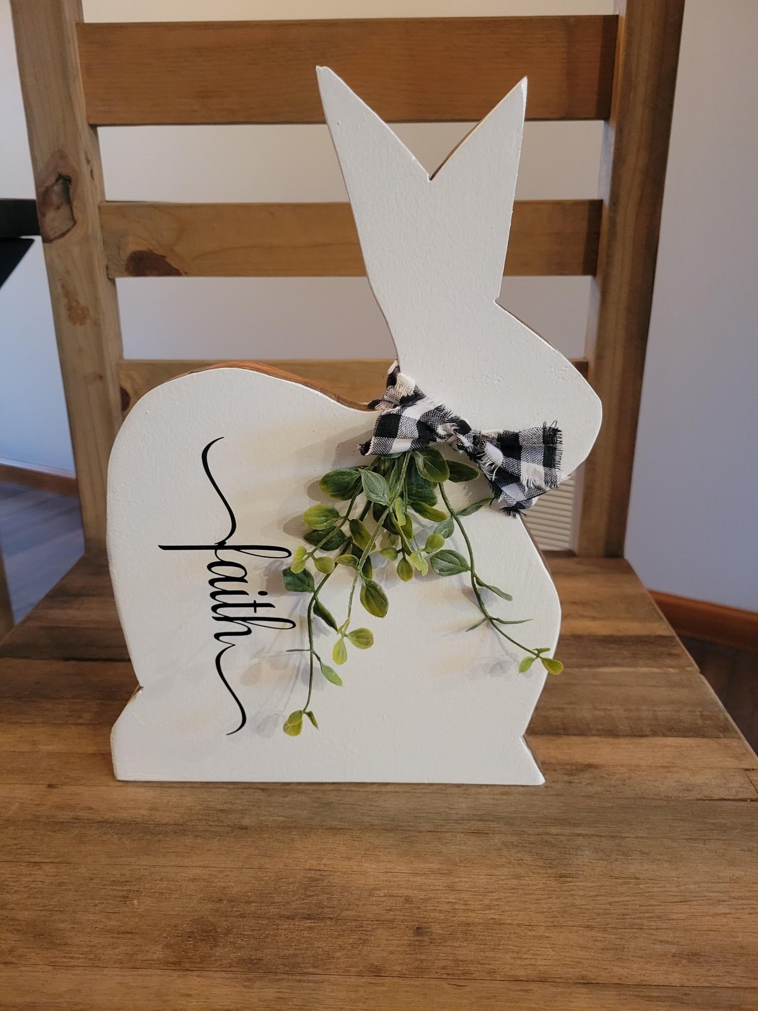 faith Rabbit | Paint - Paint, Wood