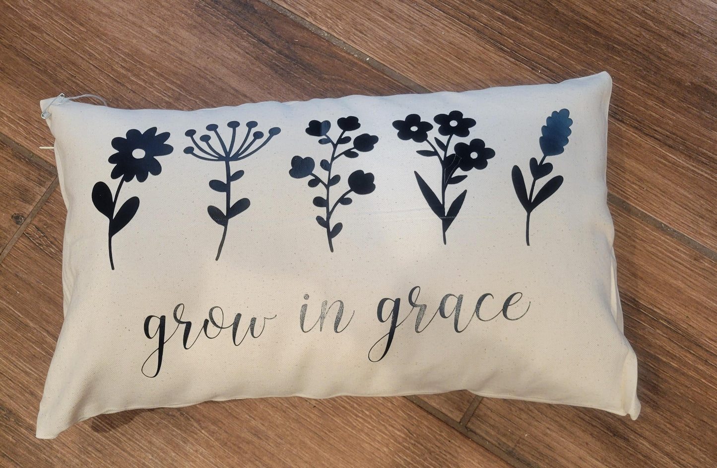 Grow in Grace Pillow - Pillow, Canvas
