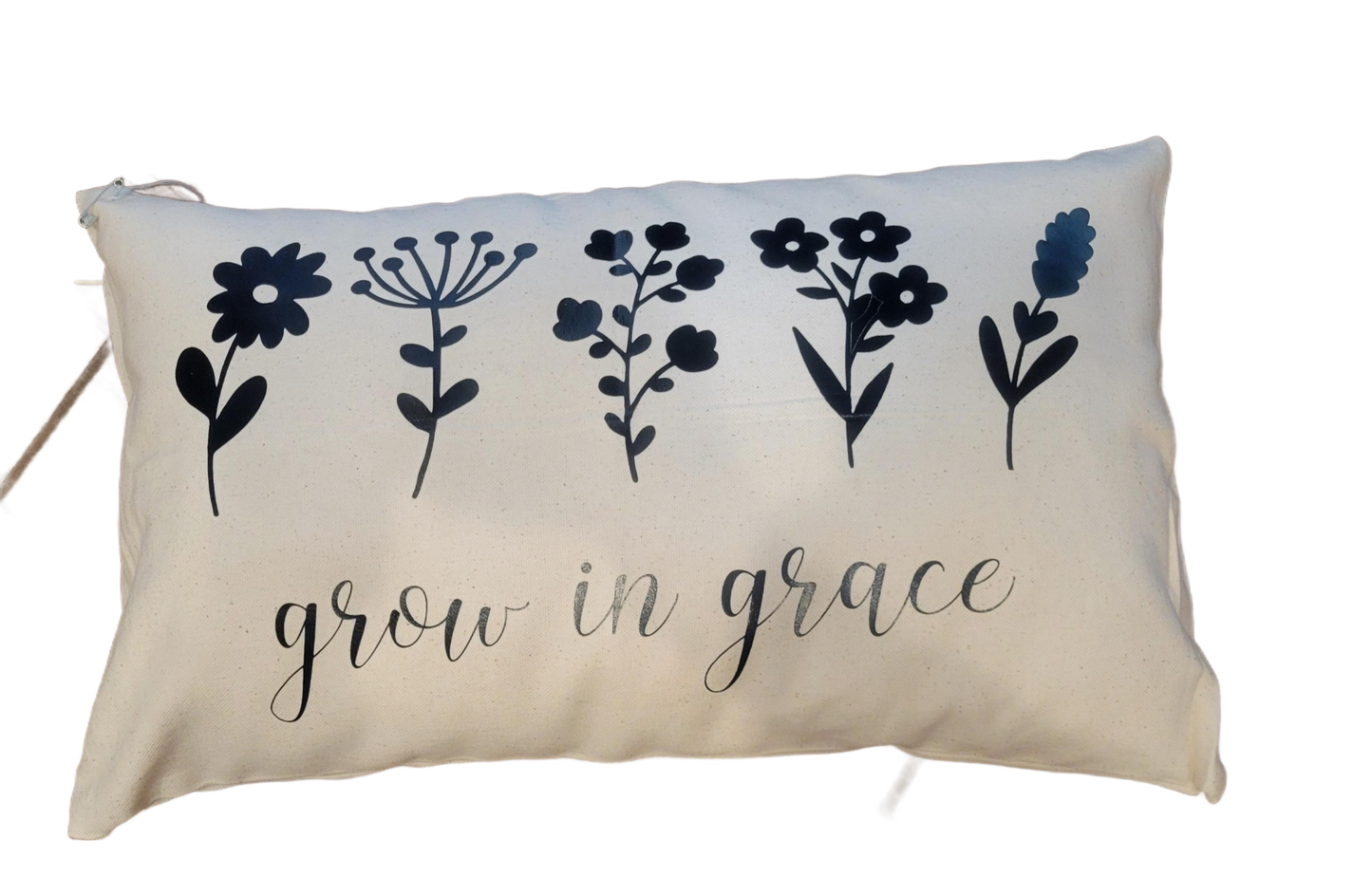 Grow in Grace Pillow - Pillow, Canvas