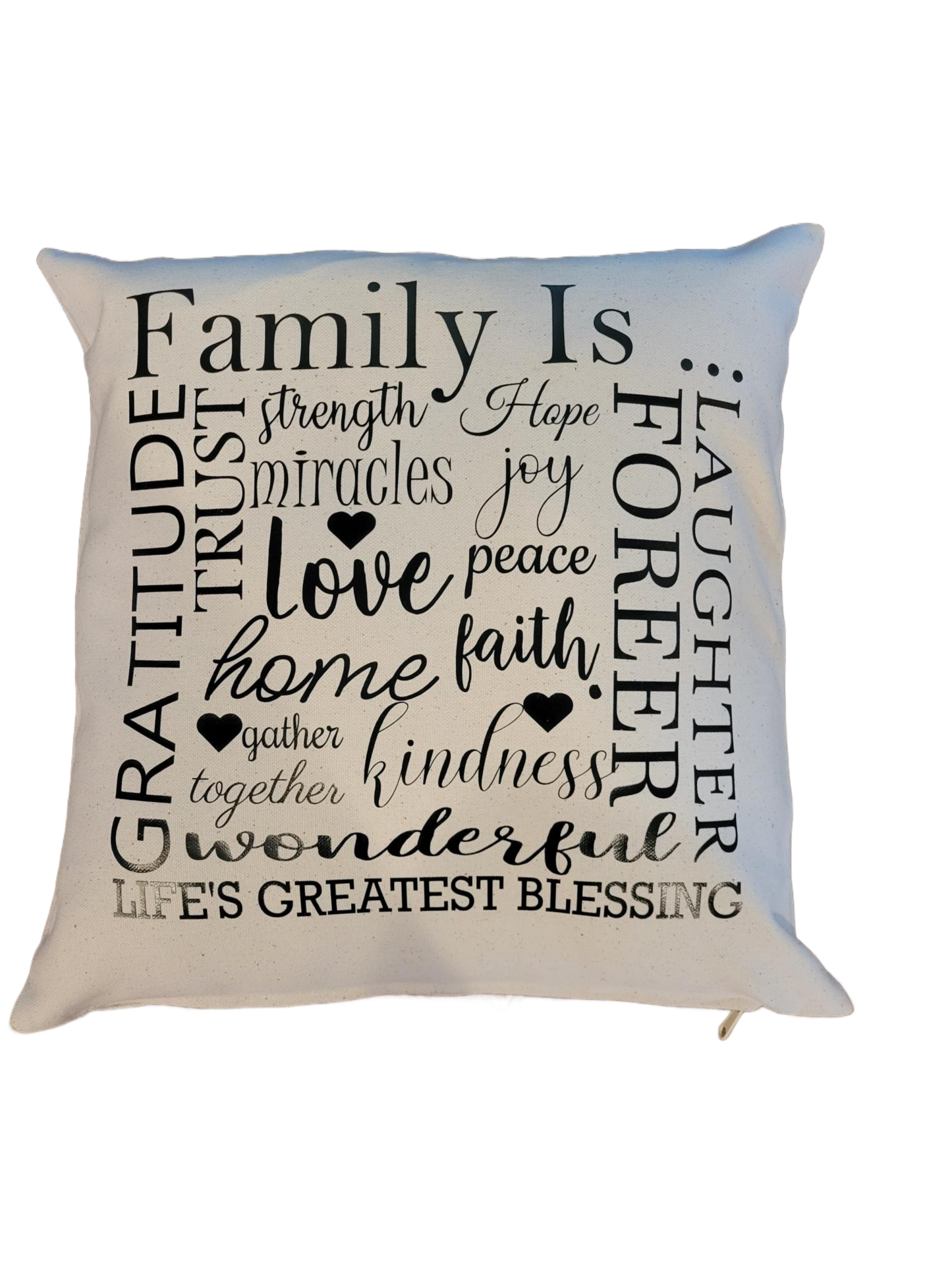 Family Is Pillow - Pillow, Saying