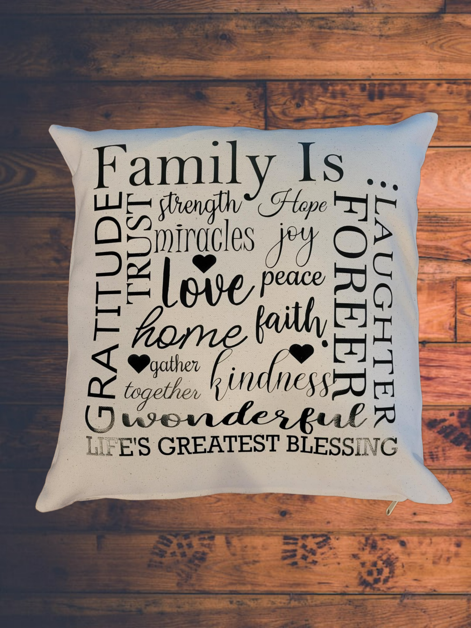 Family Is Pillow - Pillow, Saying