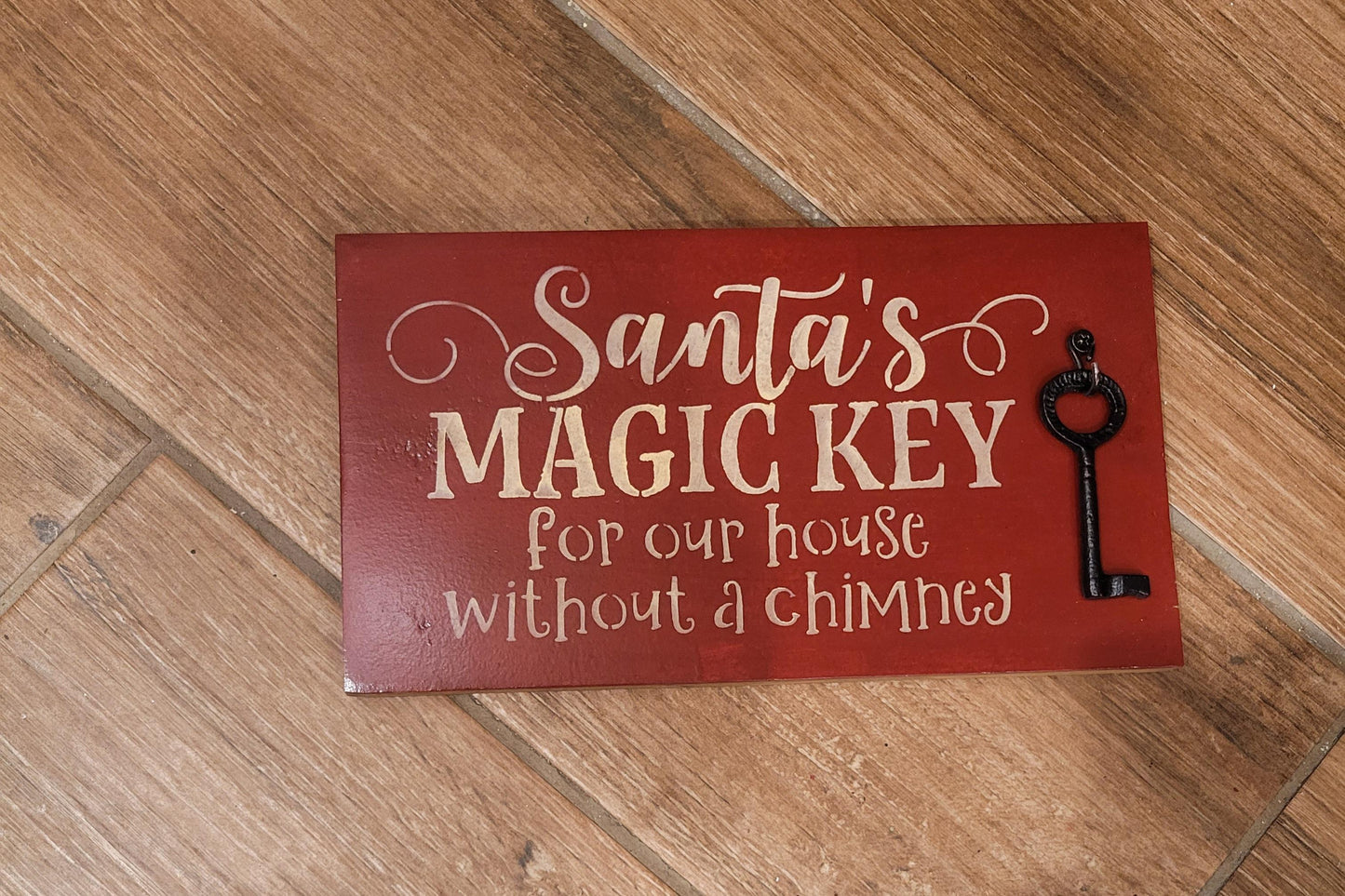 Santa's Secret Key Sign - Sign, Key