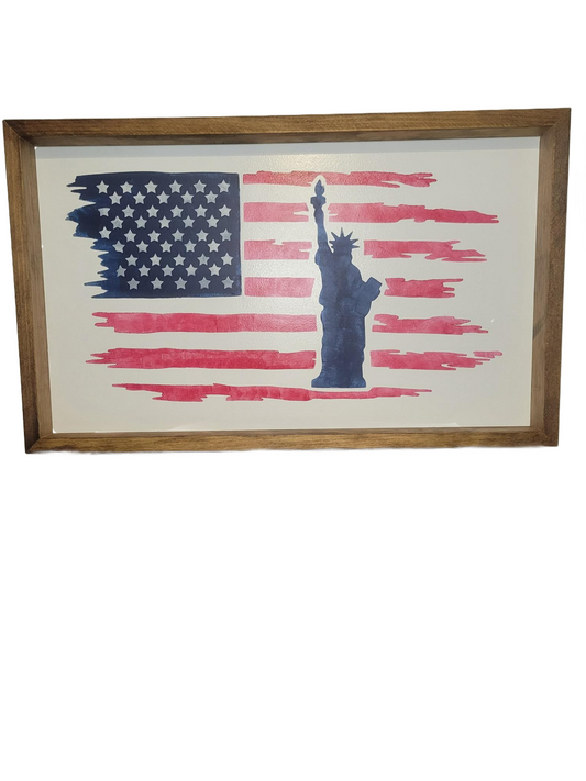 Lady Liberty Flag | Sign - Sign, Flag