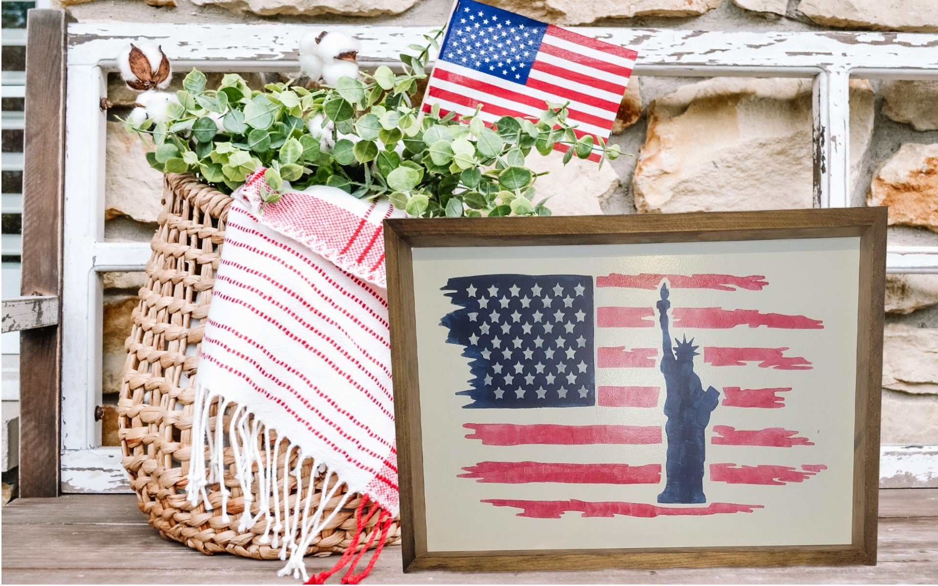 Lady Liberty Flag | Sign - Sign, Flag