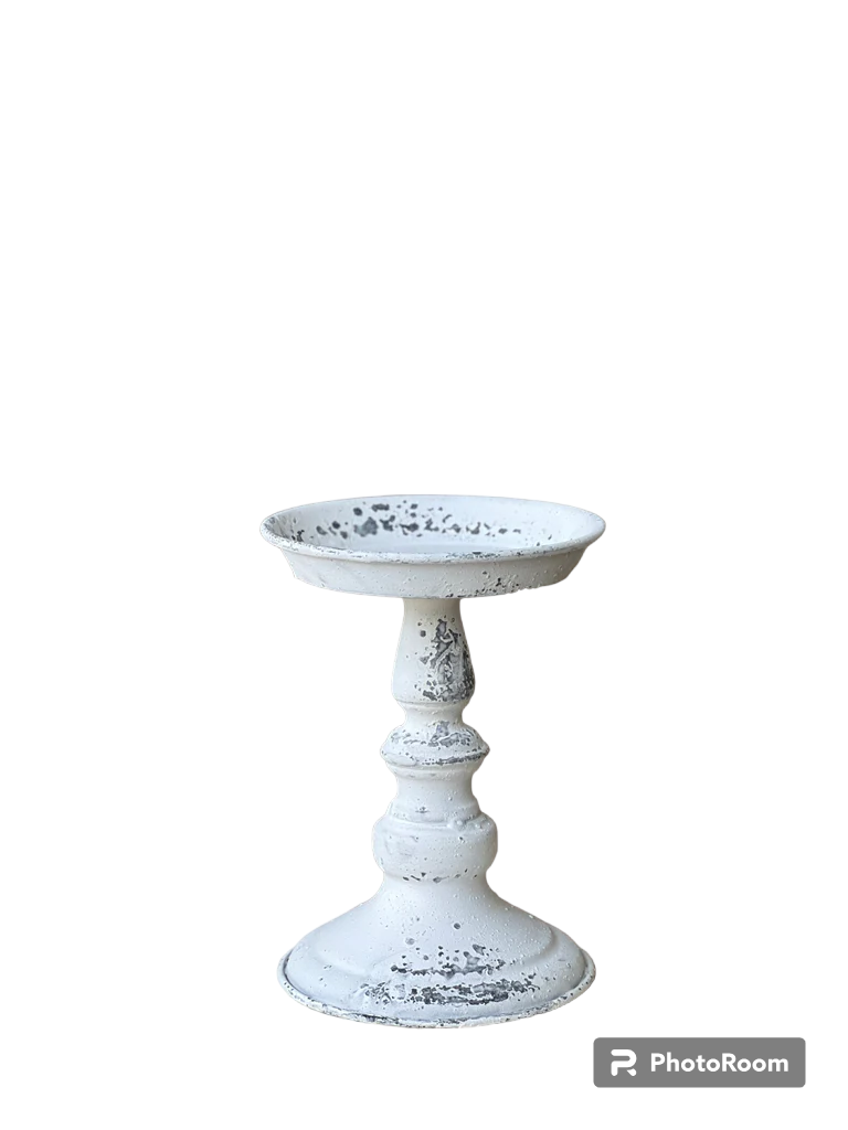 Pedestal Candle Holder - Holder, Metal
