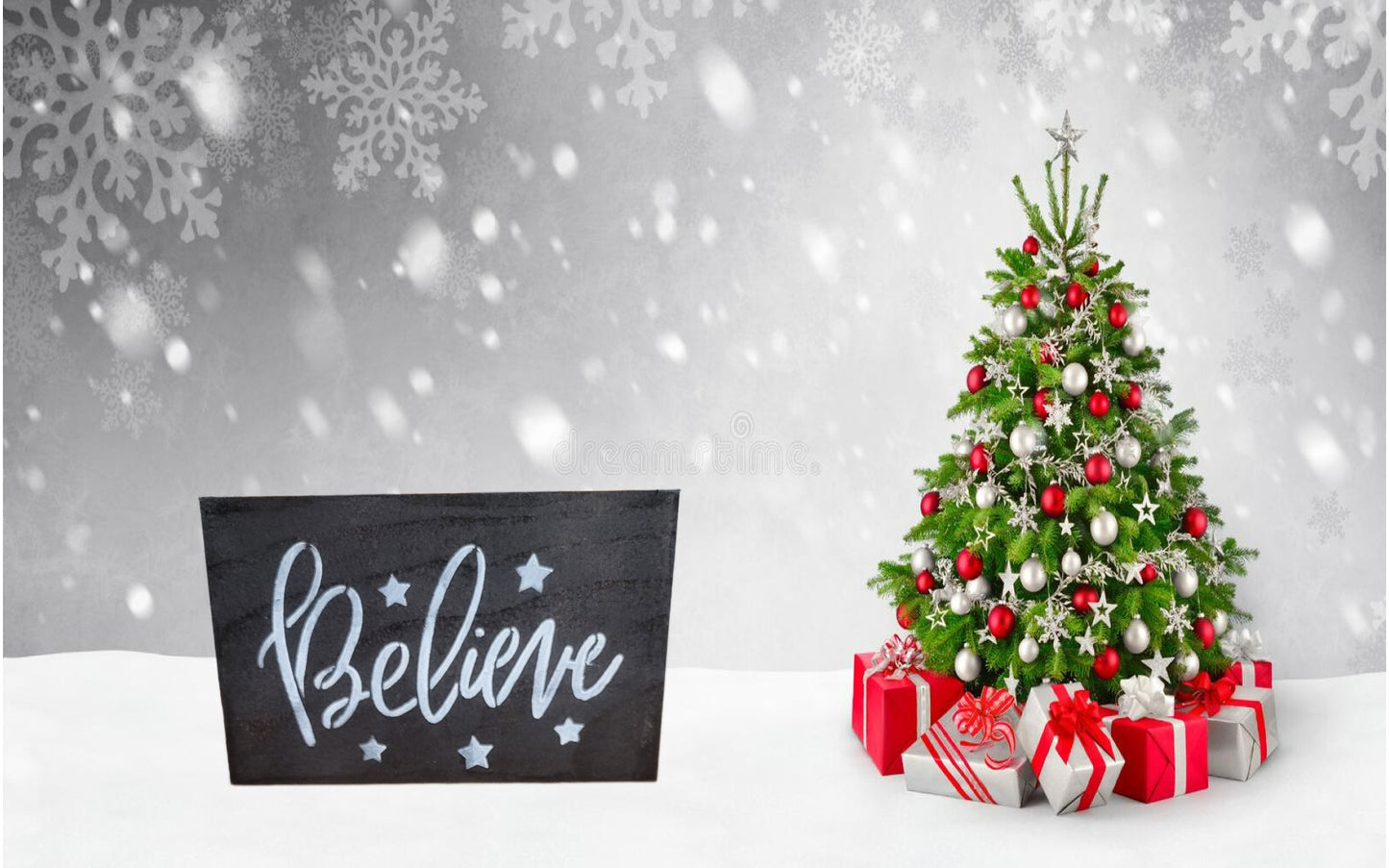 Mini Believe Sign | White - White, Lettering