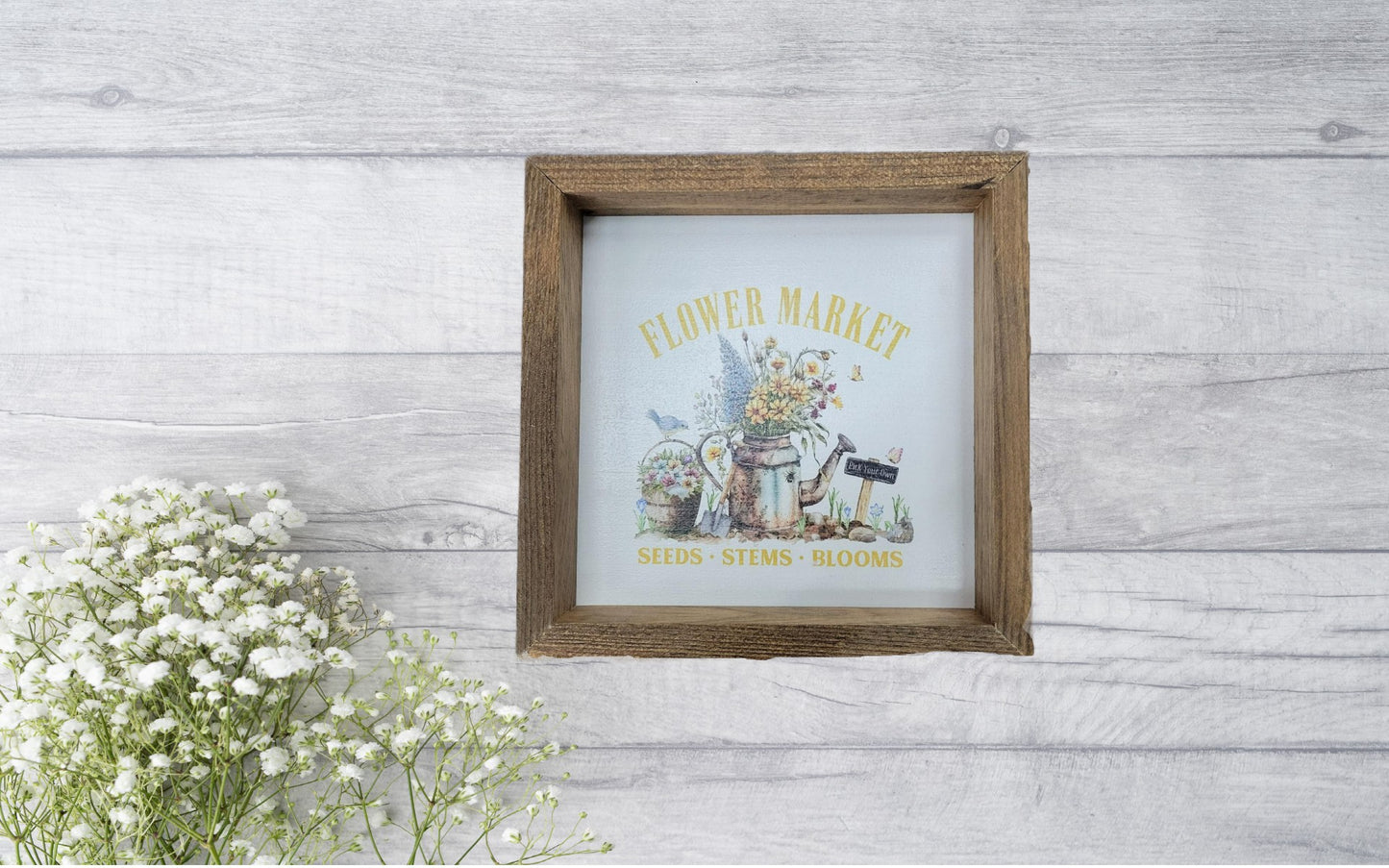 Flower Market Sign - Sign, Flower