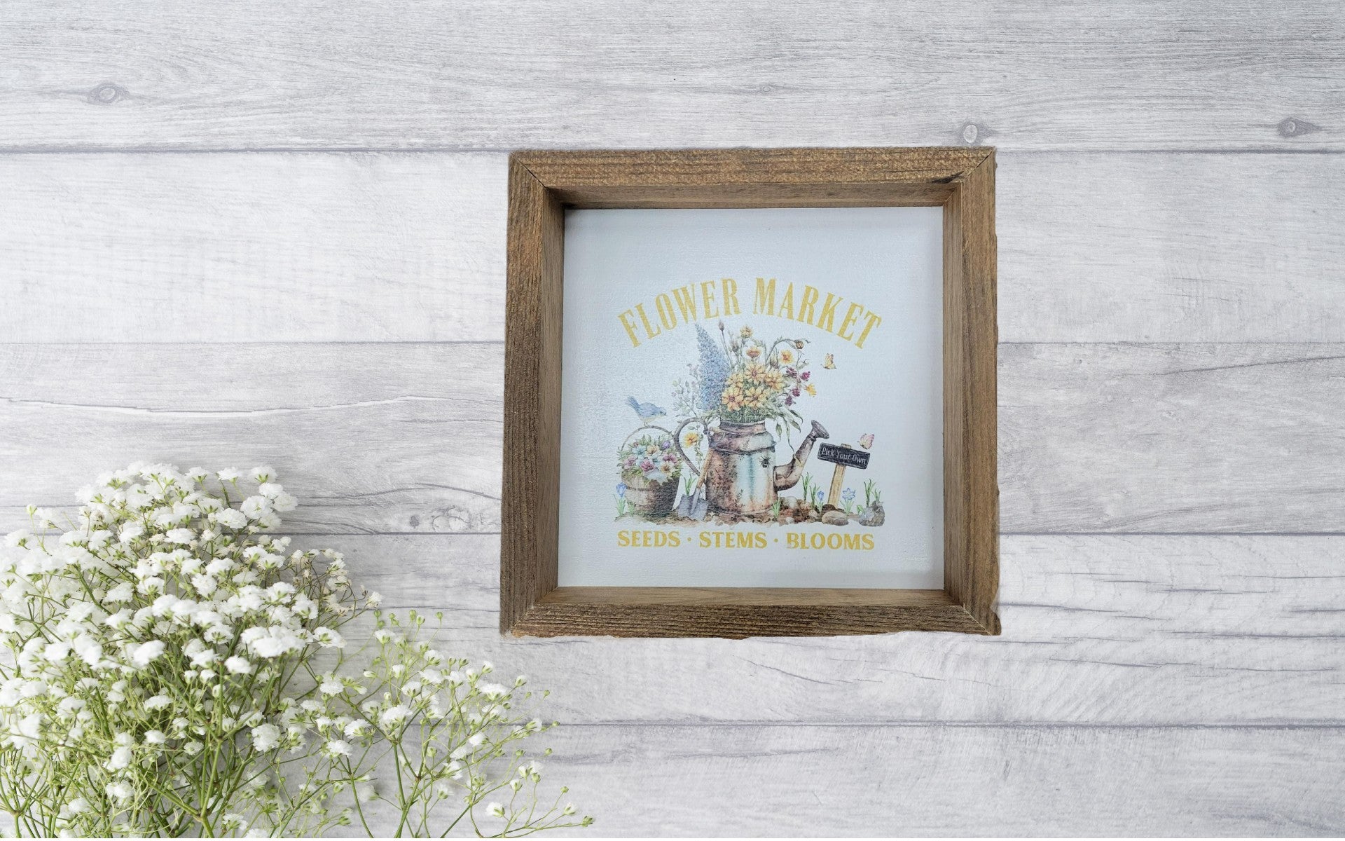 Flower Market Sign - Sign, Flower