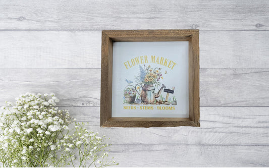 Flower Market Sign - Sign, Flower