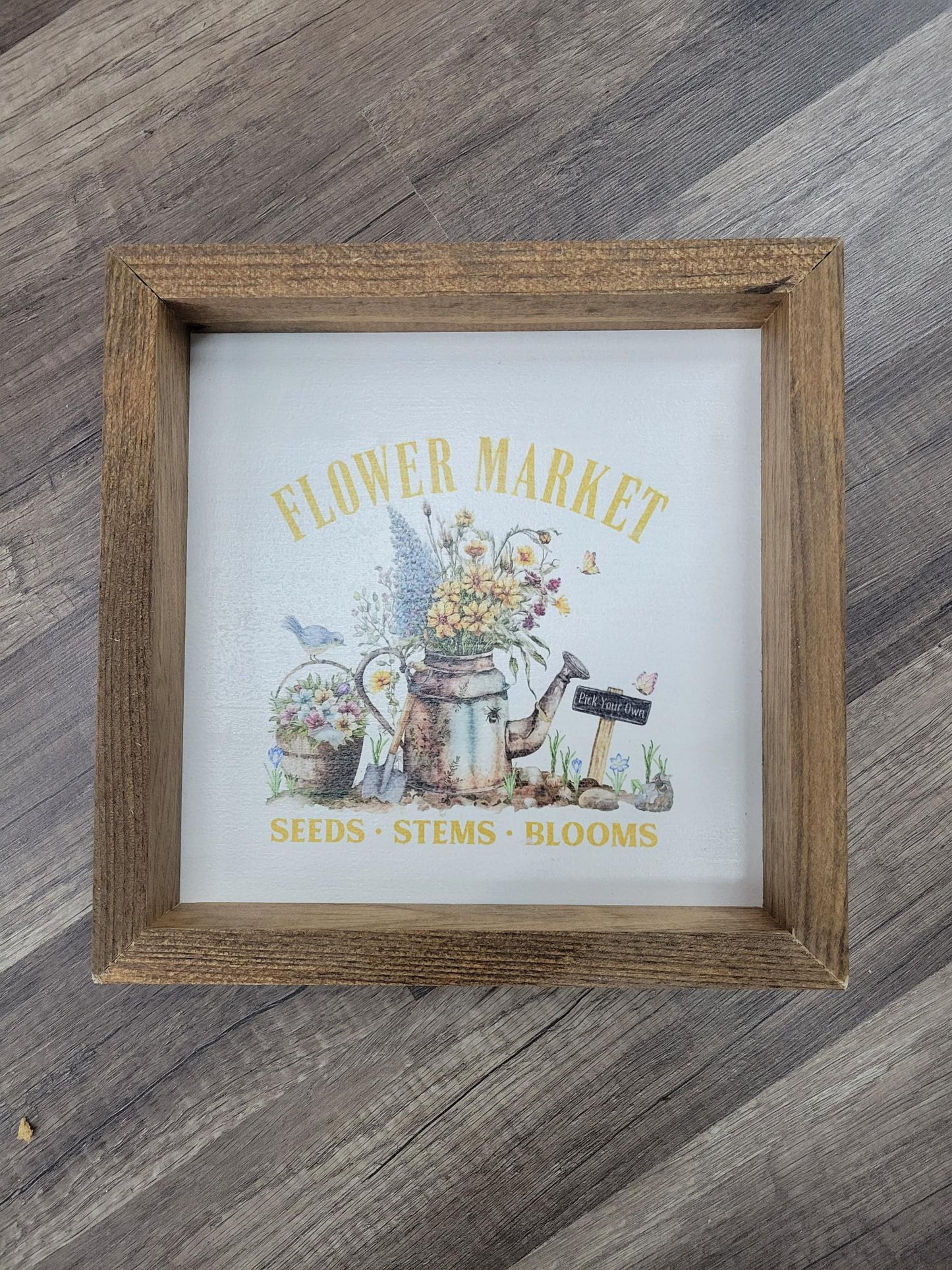Flower Market Sign - Sign, Flower