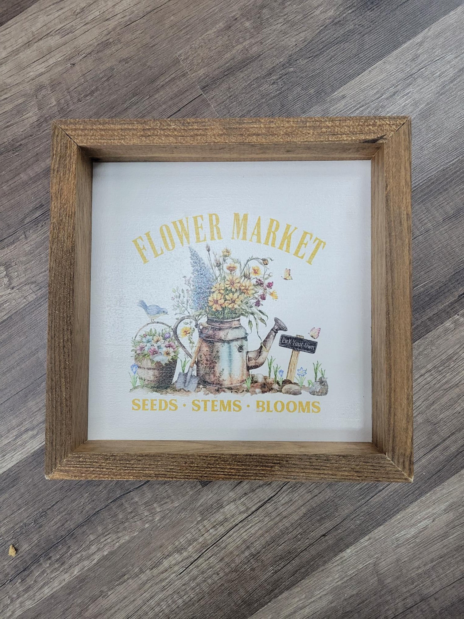 Flower Market Sign - Sign, Flower