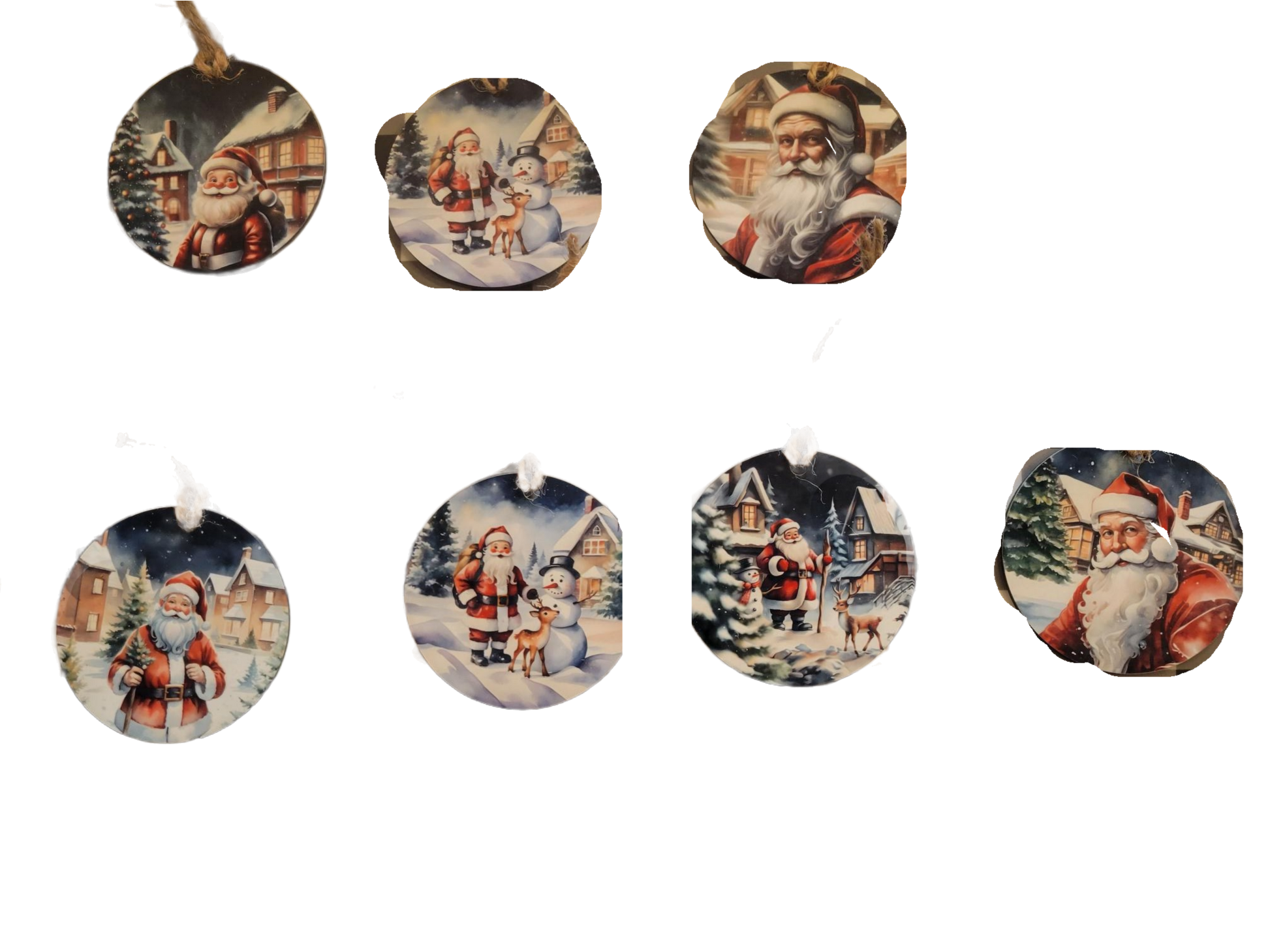 Santa Ornament - Santa, Ornament