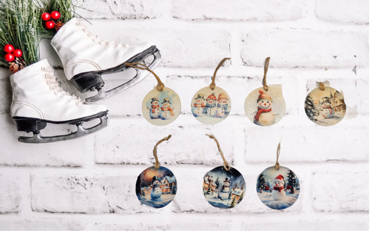 Snowman ornament 1 - Ornament, Snowman