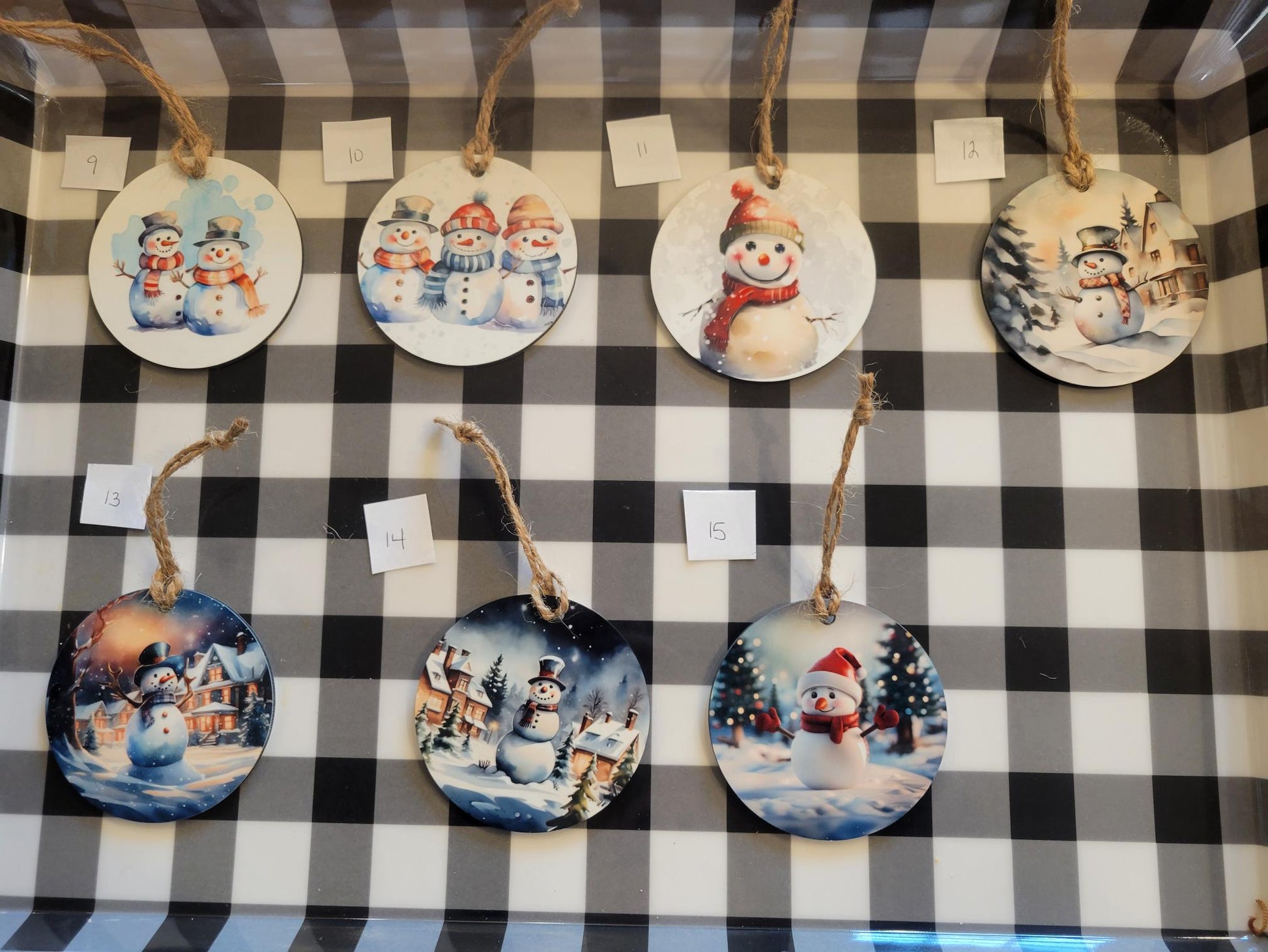 Snowman ornament 1 - Ornament, Snowman