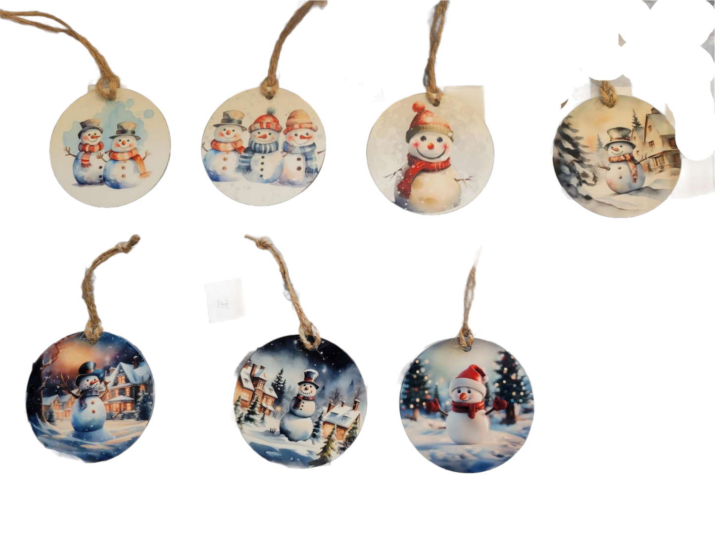 Snowman ornament 1 - Ornament, Snowman