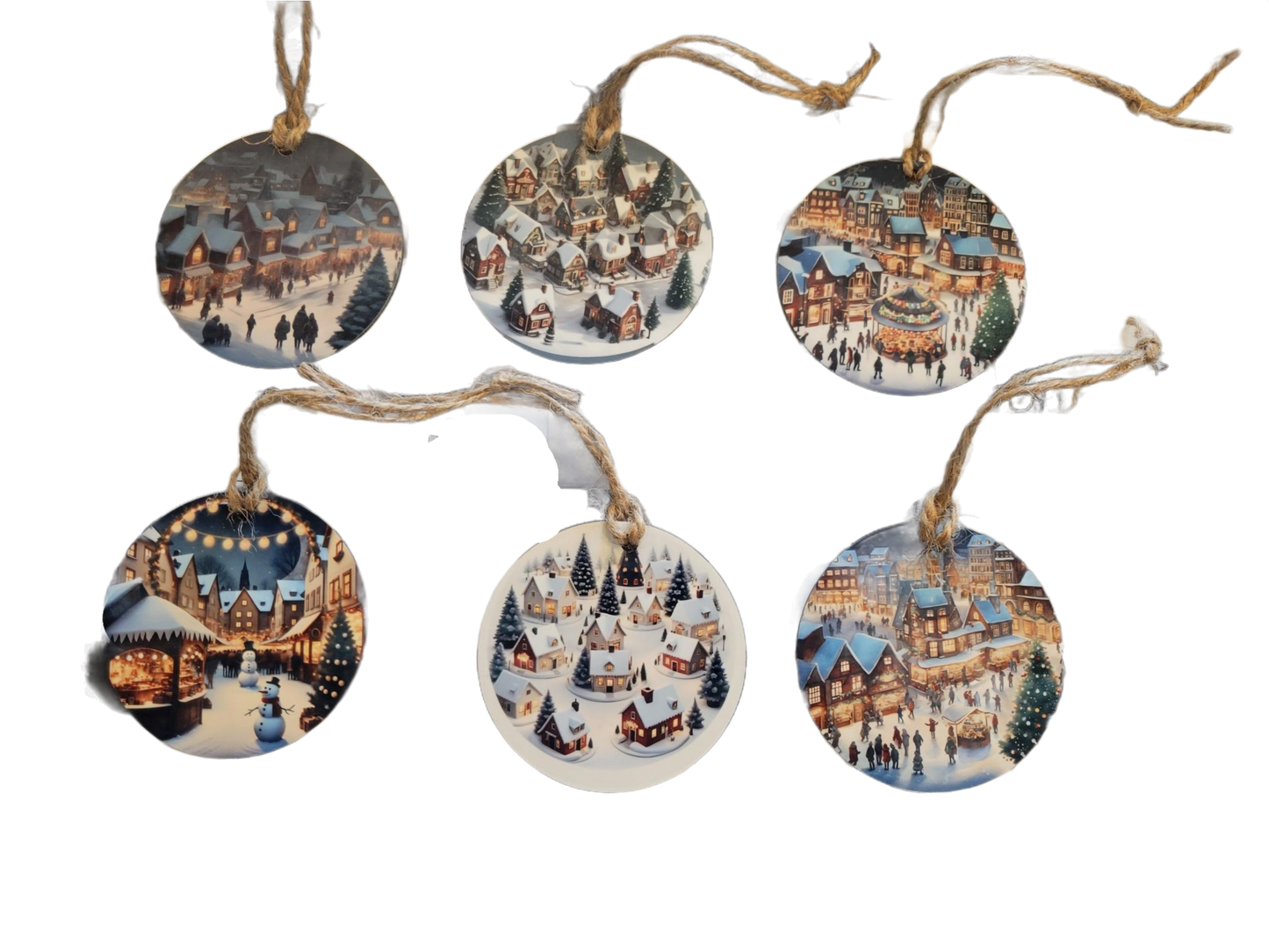Village Ornament - Ornament, Handmade