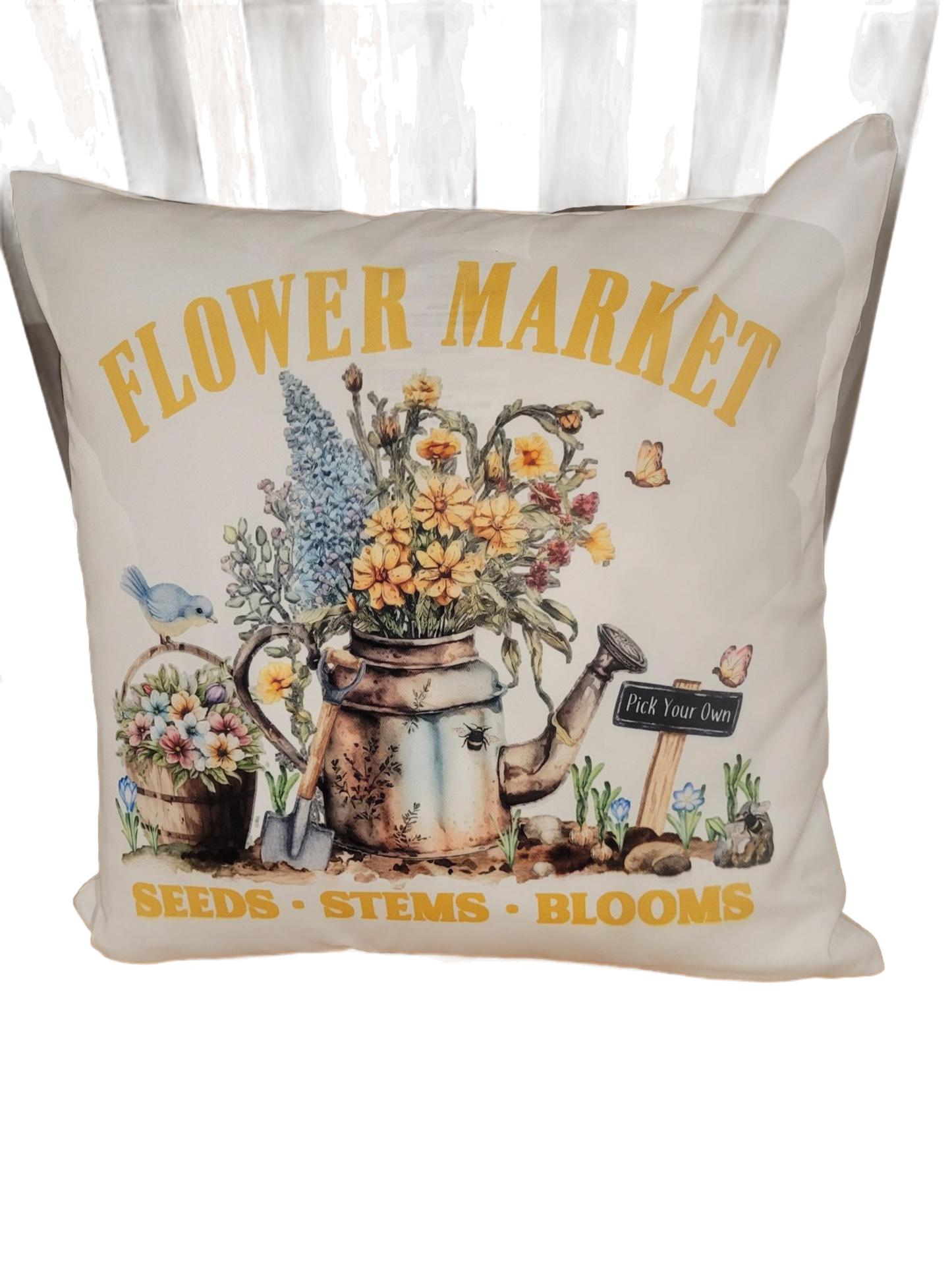 Flower Market Pillow - Pillow, Beautiful